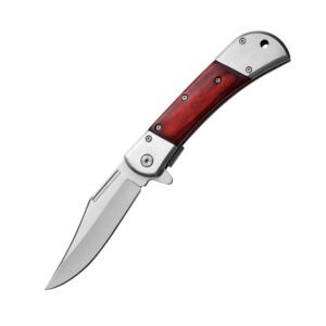 3.75" Spring Assisted Knife W/ Drop Point Blade