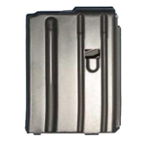 AR-15 .223/5.56 STAINLESS STEEL 10 ROUND MAGAZINE - MARLUBE BLACK BLACK FOLLOWER