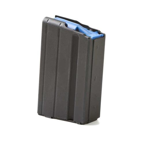 AR-15 6.5/.264 STAINLESS 10 ROUND GRENDEL MAGAZINE - MARLUBE BLACK BLUE FOLLOWER