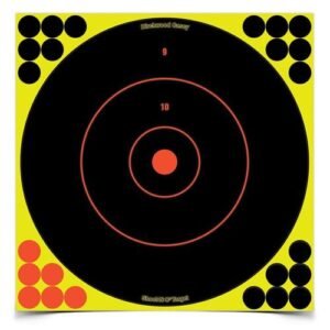 SHOOT•N•C® SELF-ADHESIVE TARGETS 12" BULL'S-EYE 12 PACK