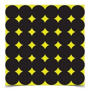 SHOOT•N•C® SELF-ADHESIVE TARGETS - 12 SHEETS 432 TARGETS