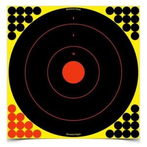 SHOOT•N•®C SELF-ADHESIVE TARGETS 17.25" BULL'S-EYE PACK 100 TARGETS