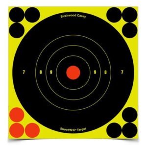 SHOOT•N•C ® SELF-ADHESIVE TARGETS - 6" BULL'S-EYE PACK 12 PACK
