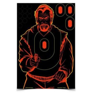 SHOOT-N-C 12" X 18" BAD GUY TARGET 12 TARGETS