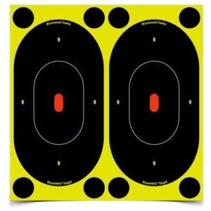 SHOOT•N•C ® SELF-ADHESIVE TARGETS 7" SILHOUETTE PACK - 12 TARGETS