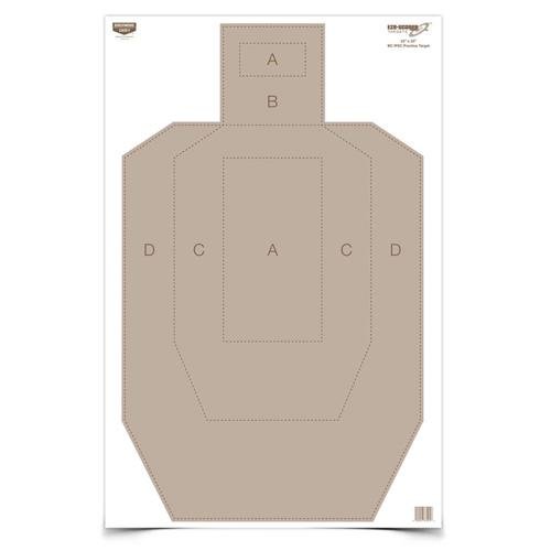 EZE-SCORER™ 23" X 35" IPSC PRACTICE PAPER TARGET