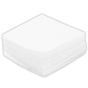 GUN CLEANING PATCHES - WHITE SQUARE COTTON 2 1/4" 500 PACK