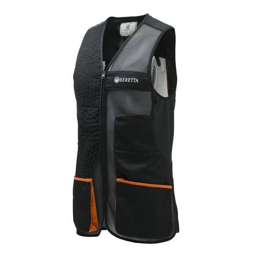 UNIFORM PRO EVO VEST - 3X-LARGE JET BLACK/ORANGE