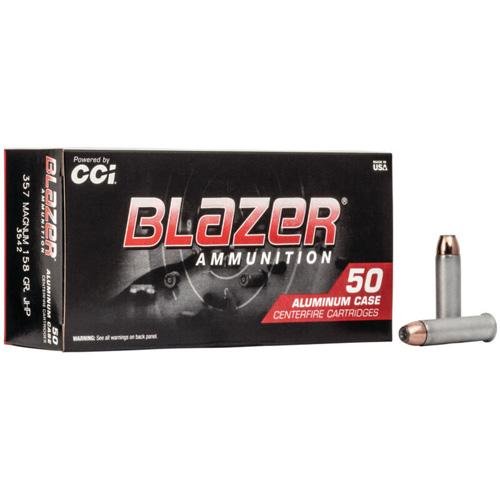 BLAZER CENTERFIRE AMMUNITION - 357 MAGNUM 158 GRAIN JHP