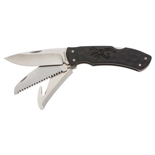 PRIMAL KODIAK - BLACK DROP POINT GUTHOOK SAW 3 3/4" BLADES