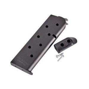 MATCH GRADE FULL SIZE 1911 MAGAZINE - MATTE .45 ACP 8/RD BASE PAD