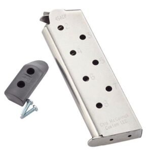 .45 MATCH GRADE 8RD MAG W/PAD STAINLESS STEEL