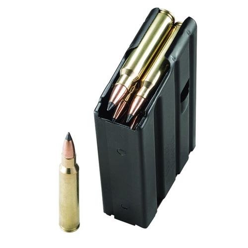 AR-15 MAGAZINE - BLACK W/ ORANGE FOLLOWER .223/5.56/300BLK 10/RD STAINLESS STEEL