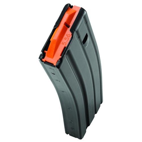 AR-15 MAGAZINE - BLACK W/ ORANGE FOLLOWER 5.56/.223/300BLK 30/RD ALUMINUM