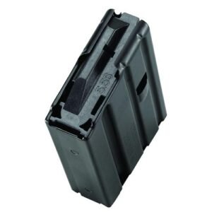 AR-15 MAGAZINE - BLACK W/ BLACK FOLLOWER 5.56/.223/300BLK 5/RD STAINLESS STEEL