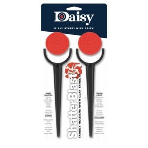 SHATTERBLAST CLAY TARGETS W/ TARGET STAKES - 2" CLAY TARGETS 4 TARGET STAKES 8 TARGETS