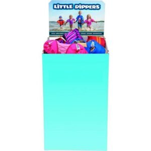 FULL THROTTLE CHILD LITTLE DIPPERS VESTS BIN - ASSORTED COLORS 24 PC