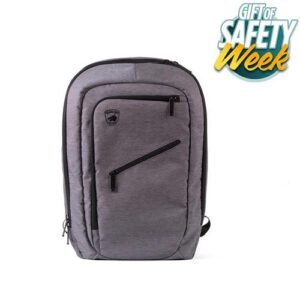 SMART BULLETPROOF BACKPACK PROSHIELD - GRAY W/ CHARGING BANK