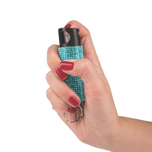 BLING IT ON PEPPER SPRAY TEAL