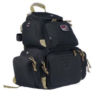 FREESTANDING HANDGUNNER BACKPACK BLACK & TAN