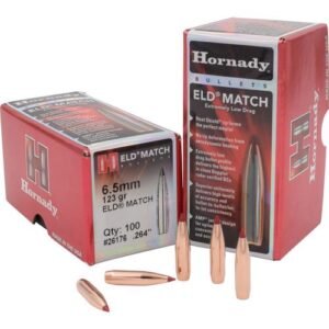 ELD MATCH BULLETS - 6.5MM 123 GRAIN 100/BX