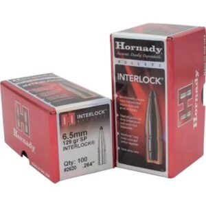 INTERLOCK® BULLETS - 6.5MM CALIBER .264 129 GRAIN 100/BX