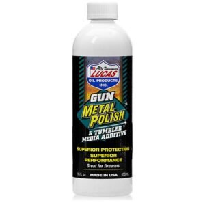 LUCAS GUN METAL POLISH - 16 OZ. LIQUID BOTTLE