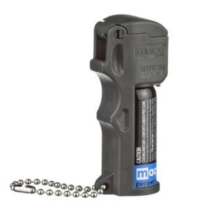 TEAR GAS ENHANCED PEPPER SPRAY - BLACK 10' RANGE
