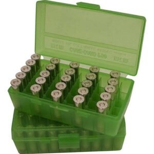 MTM PISTOL AMMO BOX - GREEN