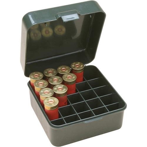 DUAL GAUGE SHOTSHELL CASE FOREST GREEN - 12/20 GA 3" 25 SHELLS