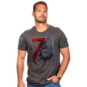 AMERICAN PATRIOT 1776 T-SHIRT - HEAVY METAL SMALL