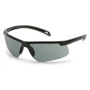 EVER-LITE EYE PROTECTION - GRAY LENS H2X ANTI-FOG LENS BLACK FRAME
