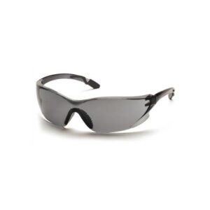 ACHIEVA SAFETY GLASSES - GRAY LENS GRAY TEMPLE TIPS