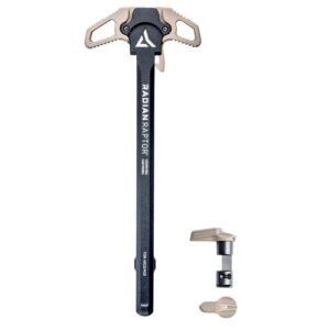 RAPTOR CHARGING HANDLE & TALON 45/90 SAFETY SELECTOR - FDE AR-15