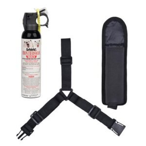 FRONTIERSMAN MAX BEAR & MOUNTAIN LION SPRAY WITH CHEST HOLSTER - 9.2OZ 40' RANGE