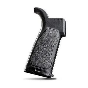 AR OVERMOLDED ENHANCED PISTOL GRIP - BLACK 15 DEGREES