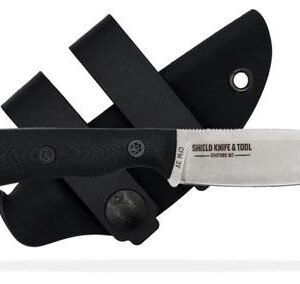 ASCENT MINI - BLACK DROP POINT PLAIN EDGE 2.9" BLADE G10 HANDLE