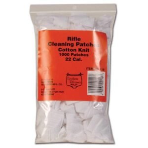 COTTON KNIT CLEANING PATCHES - .22 CALIBER RIFLE 1000 PATCHES BULK BAG