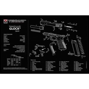 GLOCK GEN 4 CLEANING MAT  - 11" X 17"