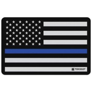 POLICE SUPPORT FLAG CLEANING MAT - 11" X 17"