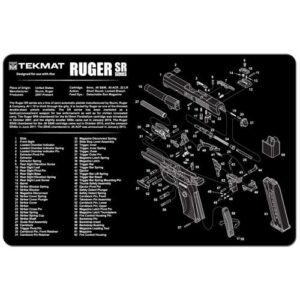 RUGER SR 9 (SR 40) CLEANING MAT - 11” X 17”