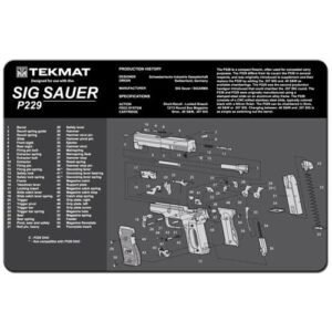SIG SAUER P229 CLEANING MAT - 11" X 17"