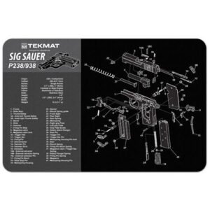 SIG SAUER P238 CLEANING MAT - 11" X 17"