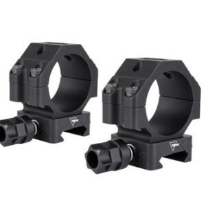 SCOPE RINGS W/ Q-LOC - BLACK LOW FITS 35MM TUBES 1"H