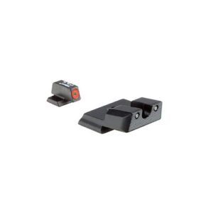 HD XR SIGHTS - S&W M&P SHIELD SHIELD PLUS SHIELD 2.0 FRONT ORANGE OUTLINE/GREEN TRITIUM REAR BLACK OUTLINE/GREEN TRITIUM