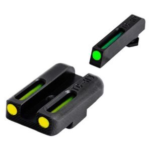TFO TRITIUM/FIBER-OPTIC DAY/NIGHT SIGHT - GLOCK 42/43 GREEN/YELLOW