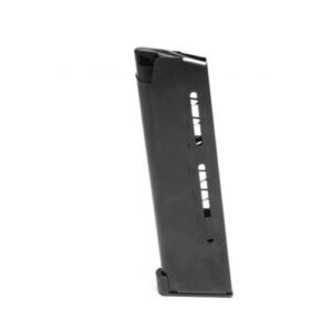 1911 ELITE TACTICAL MAGAZINE .45 ACP FULL-SIZE 8 ROUND LO-PROFILE STEEL BASE PAD BLACK FLUOROPOLYMER FINISH