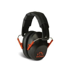 PRO-LOW PROFILE FOLDING EARMUFF - BLACK/ORANGE