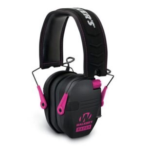 RAZOR SLIM LOW PROFILE ELECTRONIC EARMUFF - PINK