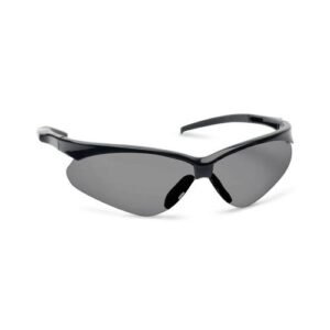 CROSSHAIR SPORT SHOOTING GLASSES - GREY LENS BLACK FRAME
